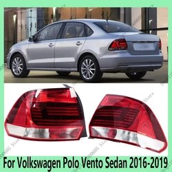 Tail Light Rear Brake Light Turn Signal Light Fog Lamp For Volkswagen Polo Vento Sedan 2016-2019 Tail Lamp 6RU945095L 6RU945096J