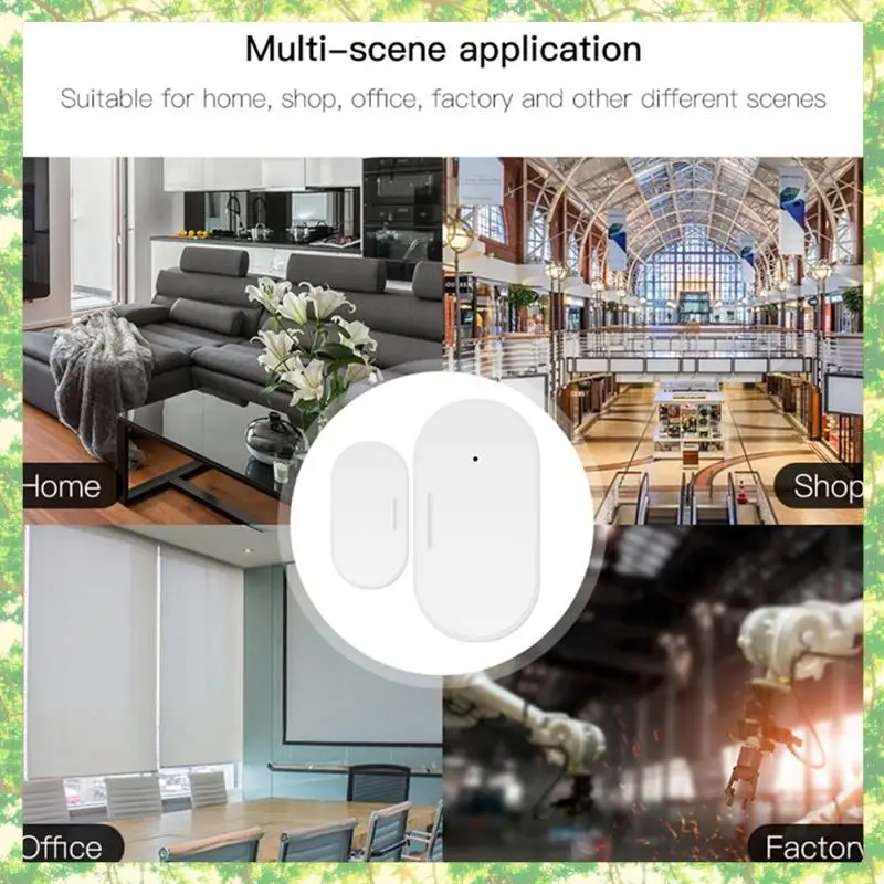 Smart-10X Tuya Zigbee Датчик двери и окна Умная автоматизация Защита безопасности Приложение Smartlife Сигнализация Дистанционное нажатие в реальном времени