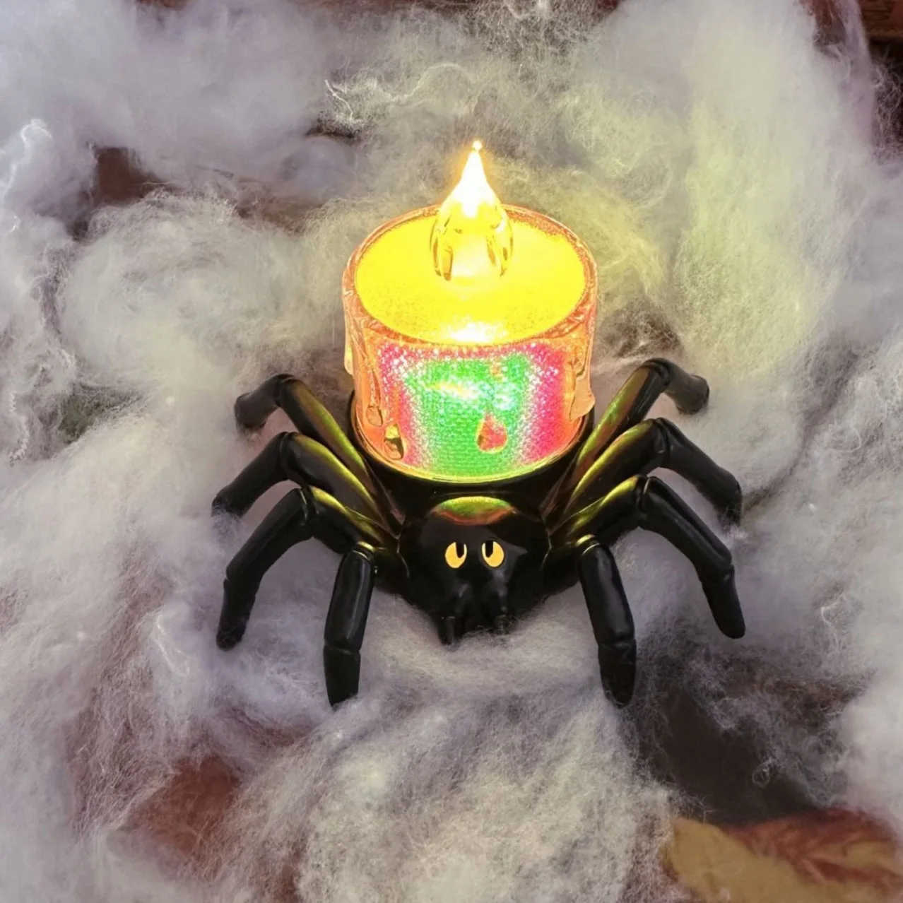 

Bar Decorations Haunted House Props Impressive Party Supplies Halloween Horror Spider Night Light
