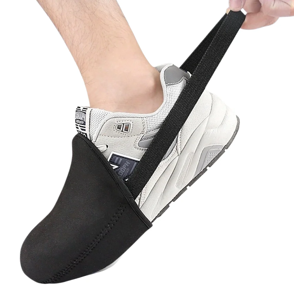 1 Paar Fahrradschuh-Überzüge aus Tauchstoff, winddicht, halber Handschuh-Schutz, MTB-Rennrad-Überschuhe, warme Accessoires