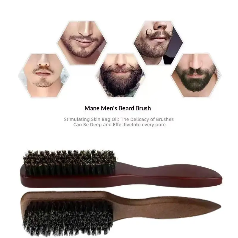 New Wooden Boar Bristle Hair Brush With Anti Static Bristles And Comfort Handle Perfect For Daily Hair Care Detangling Styling