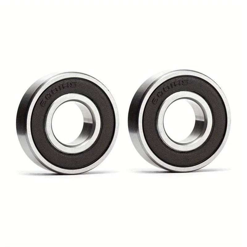 2/10Pcs 6001‑2RS Deep Groove Ball Bearing 12x28x8mm High‑Speed Double Rubber Sealed Bearing Steel