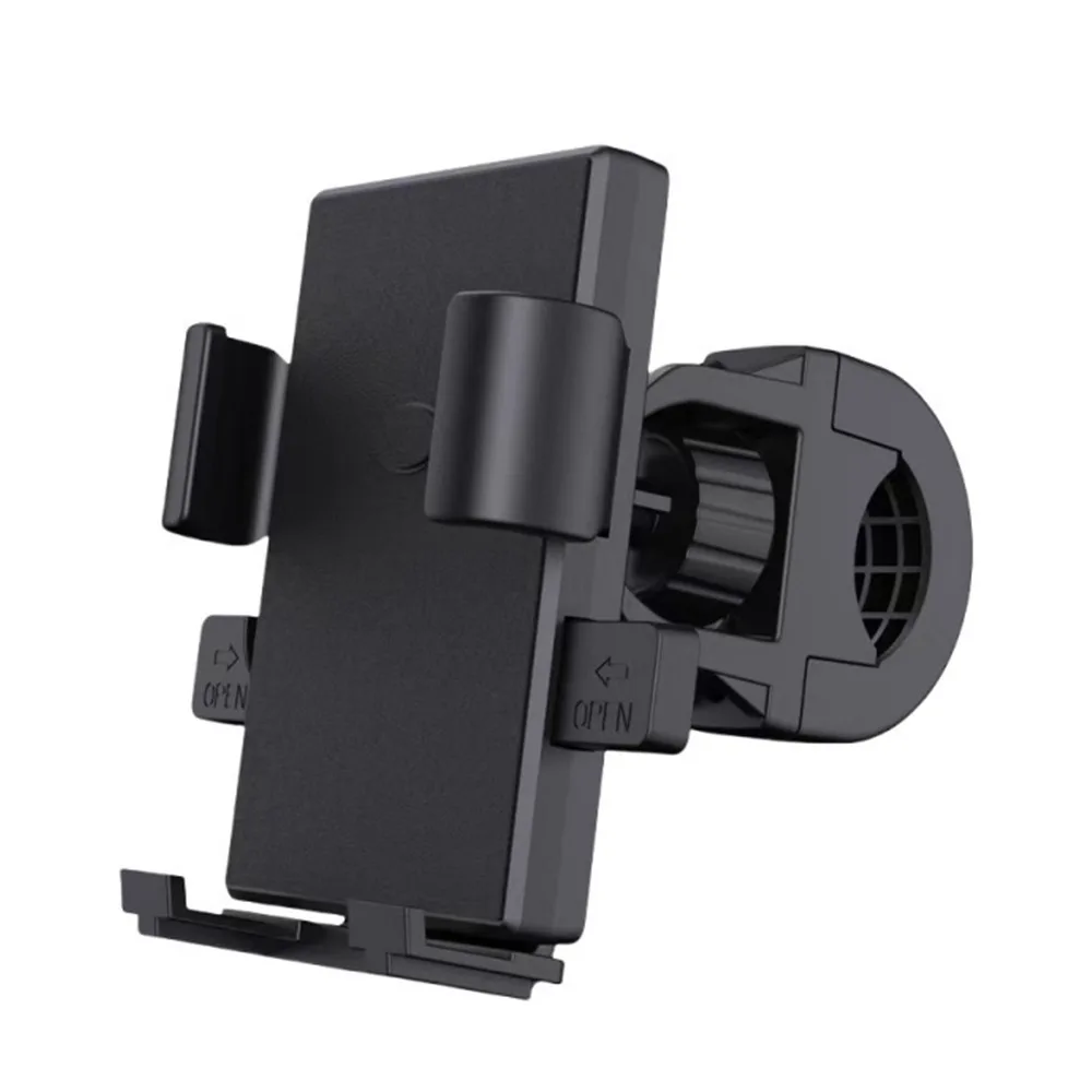 

Baby Stroller Cell Phone Holder 360° Rotate Baby Pram Smartphone Bracket Shockproof Adjustable Lazy Phone Holder