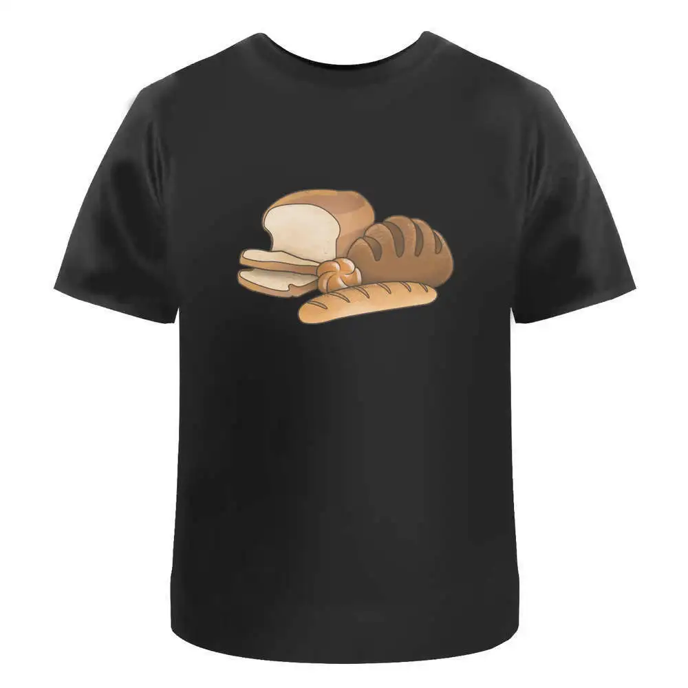 

Bread' Cotton T-Shirts Tees Y2K tops Unisex Summer Short Sleeve