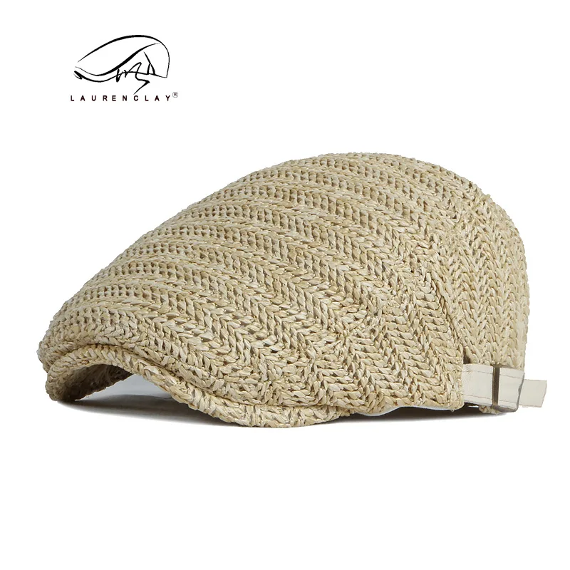 Beret Cap New Autumn Winter Hat for Men Women Adjustable Ivy Newsboy Flat Cap High Quality Solid Knitted