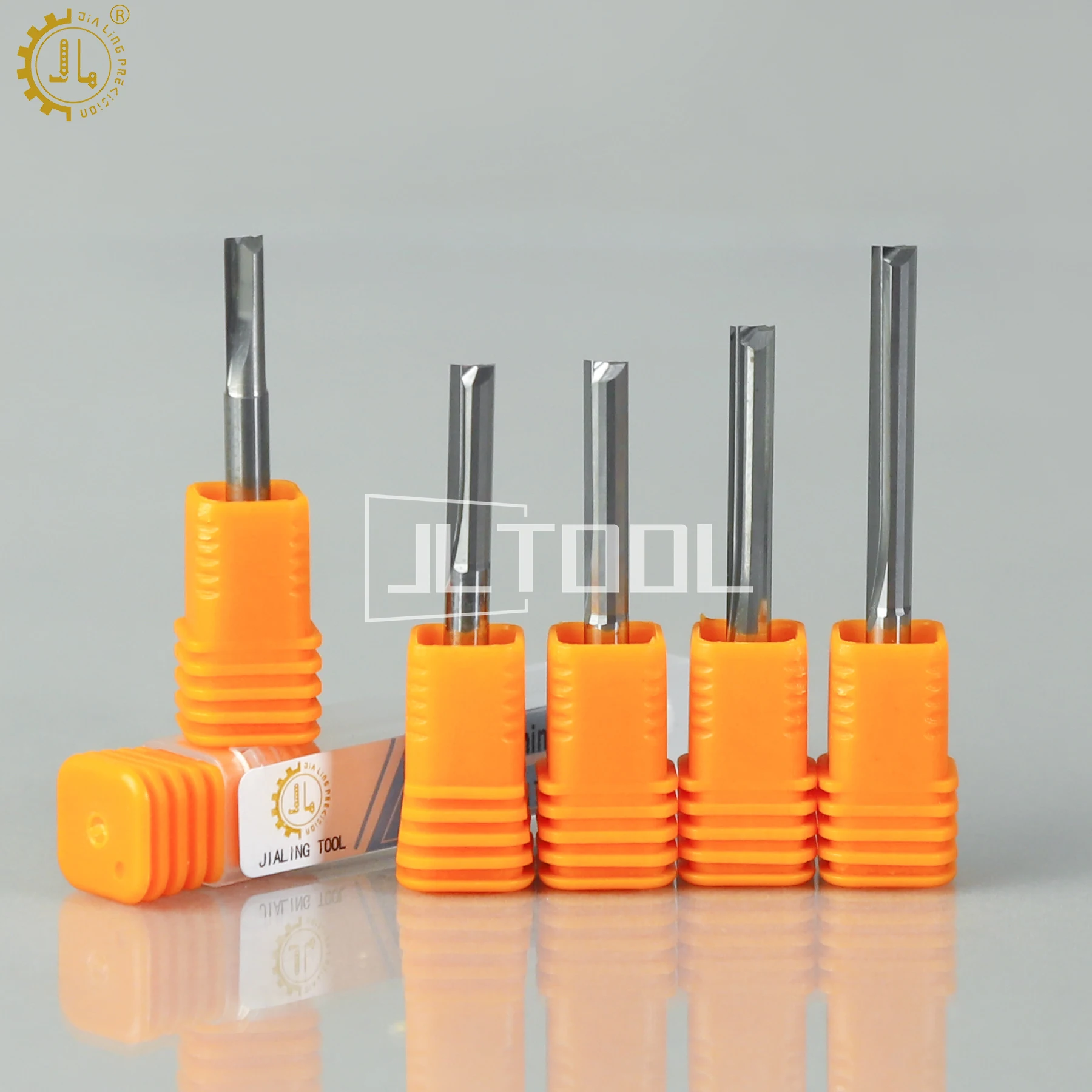 JIALING 1 PC T Slot End Mill Cnc Engravings Mill Two Straight Flute For Wood Plastic Router Bit 6mm