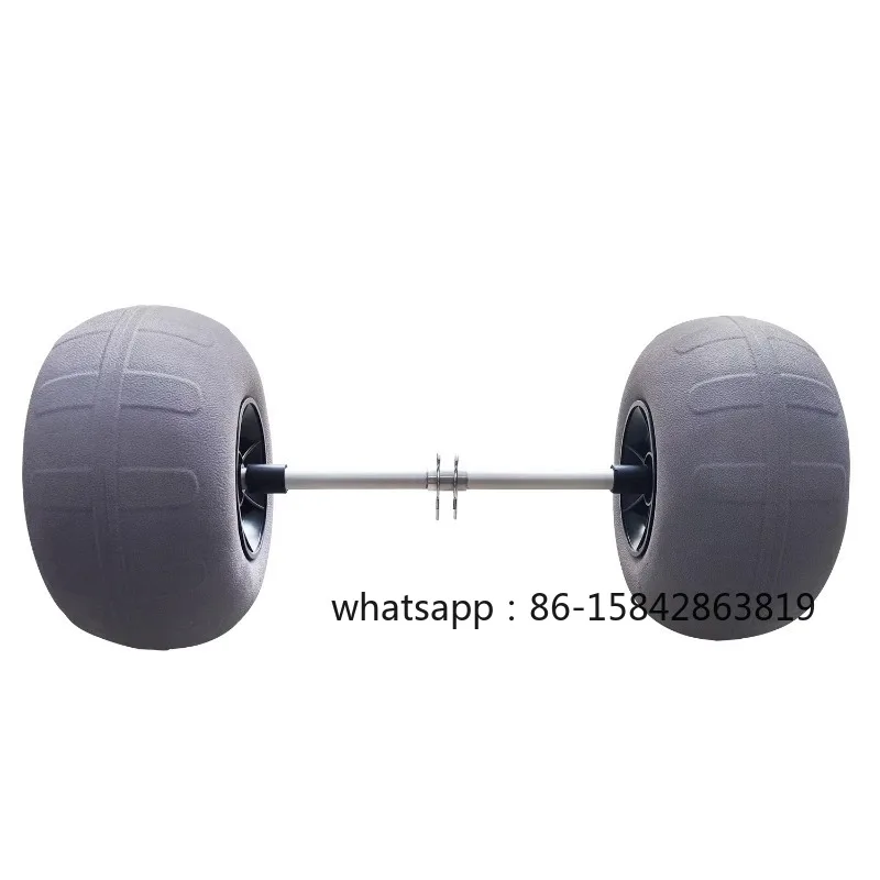 Balloon Wheels Kayak Dolly and Sand Carts, Big Beach Buggy Inflatable Tires