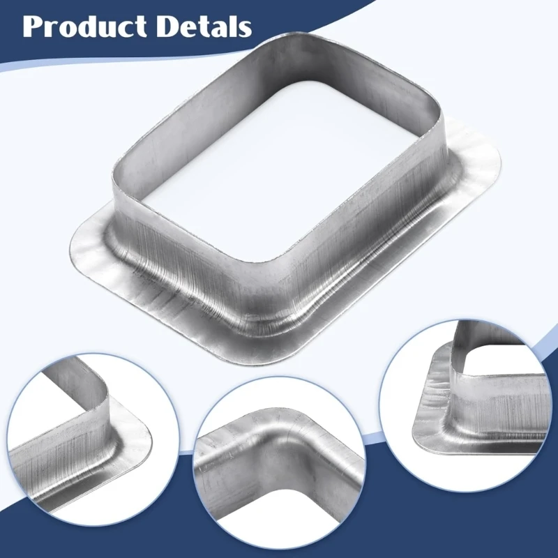 581E Upgraded Aluminum Downspout Connectors Reduces Gutter Improves Rainwater Drainage 2 Pack Easy Installion Designs
