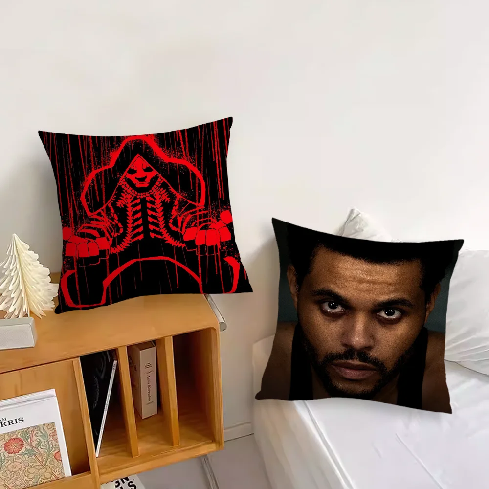 Hot Singer The Weeknd Hurry Up Tomorrow Pillow Case Sofa Living Room Bedroom Headboard Backrest Cushion Square Cushion Nap Time