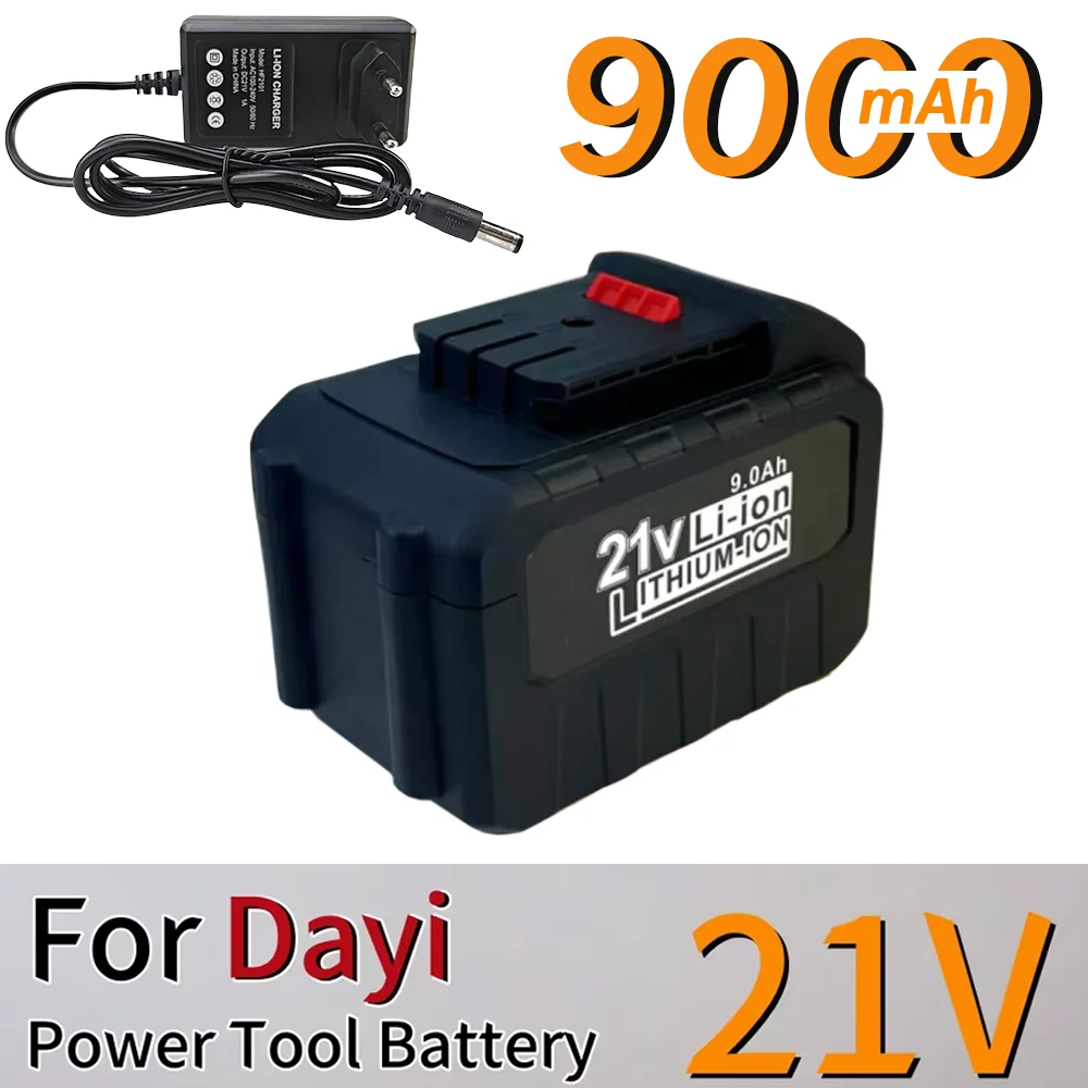 

For Dayi Lithium-ion Rechargeable Power tool Battery For Cordless Electric wrench, drill, saw 21V 3.0/6.0/9.0Ah battery