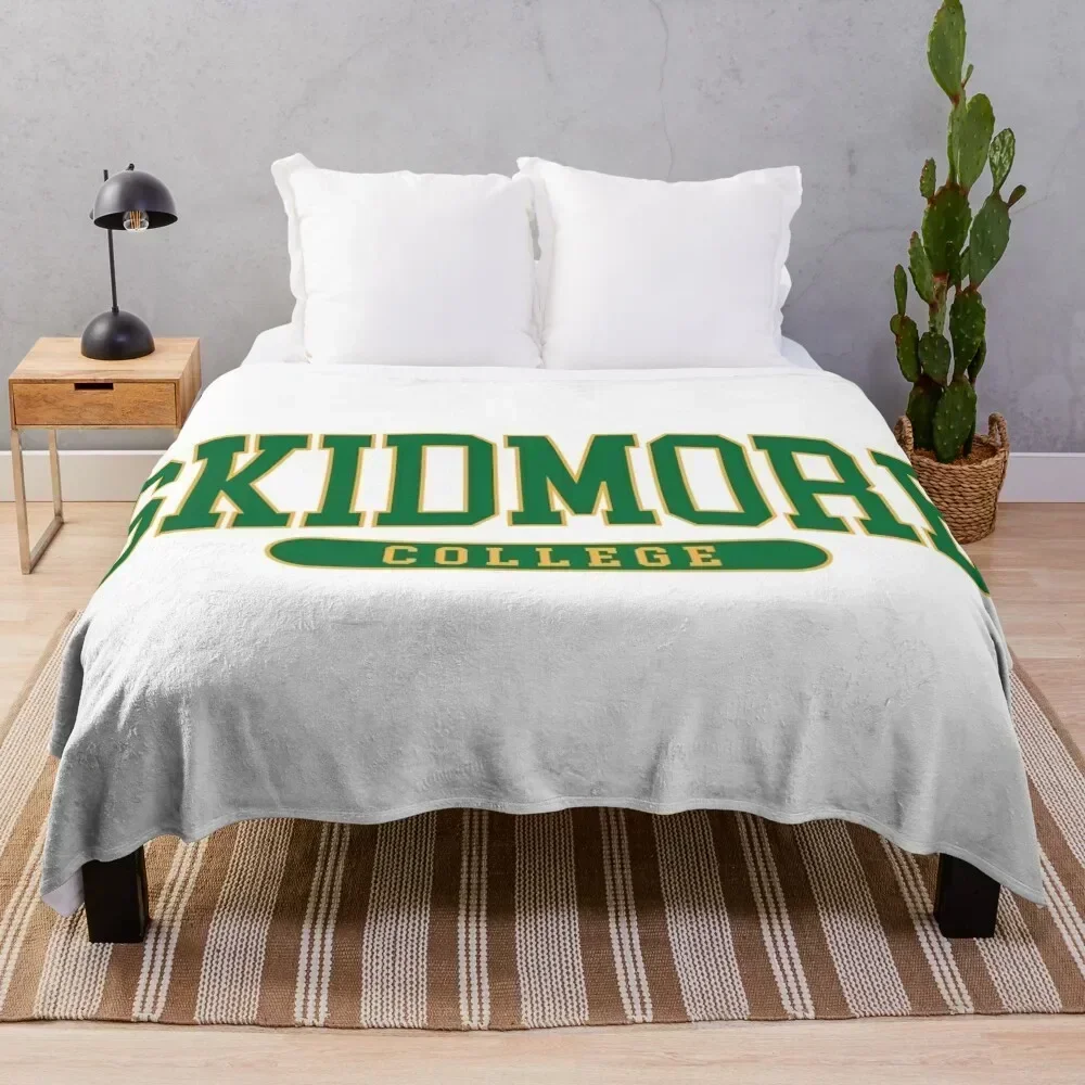 

skidmore - college font Throw Blanket bed plaid Hair Tourist Decoratives Blankets