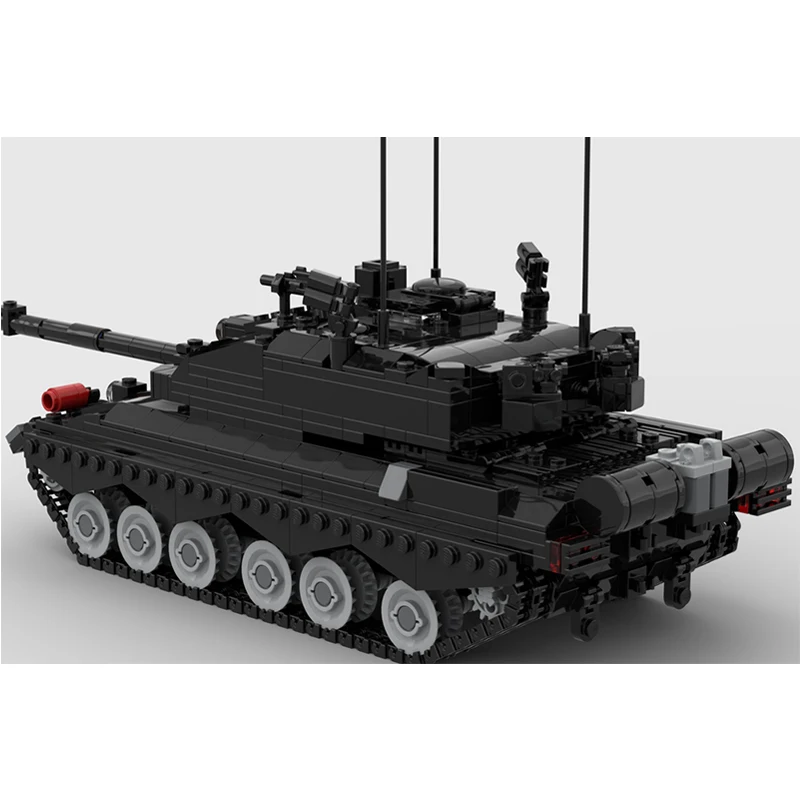 detailed United Kingdom UK Black Night variant Challenger 2 tank bricks modern British army main battle tank blocks moc military