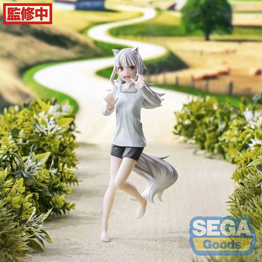 Original SEGA Myuri Spice and Wolf MERCHANT MEETS THE WISE WOLF Desktop Decorate Collections Model Toy Bishoujo Anime Figure