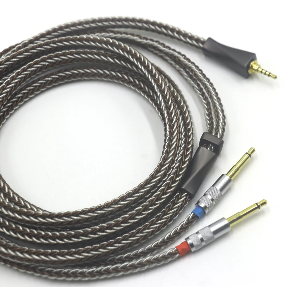 16 Core Single Crystal Copper + Pure Silver Upgrade XLR/3.5/4.4mm Cable For Final Audio D8000 AFDS D8000 Pro D7000 Headphone