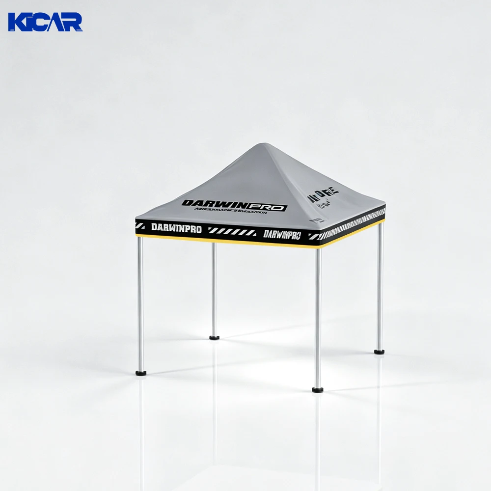 Kicarmod 1:64 DARWINPRO Battle Grey Zelt + LBWK Schwarz-Rote Zeltflagge 5-teiliges Set – Miniatur-Szenen-Diorama Ausstellungsmodell – Detail 3
