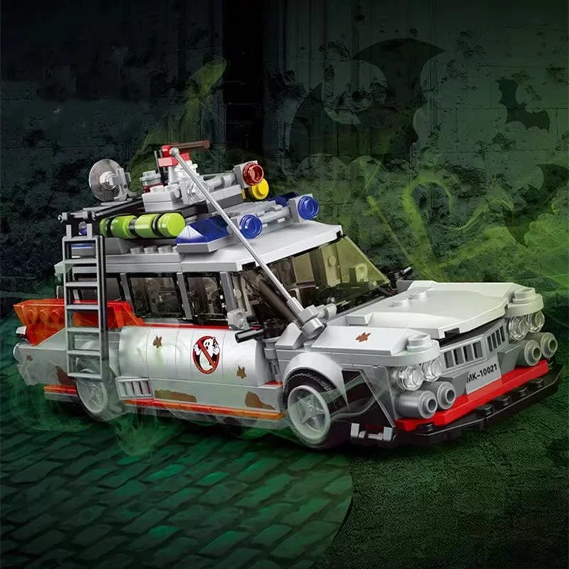 Ghostbusters ECTO-1 Constructor Technical Car Model Building Block Toys for Boys City Brick Christmas Birthday Gifts Adults Kids