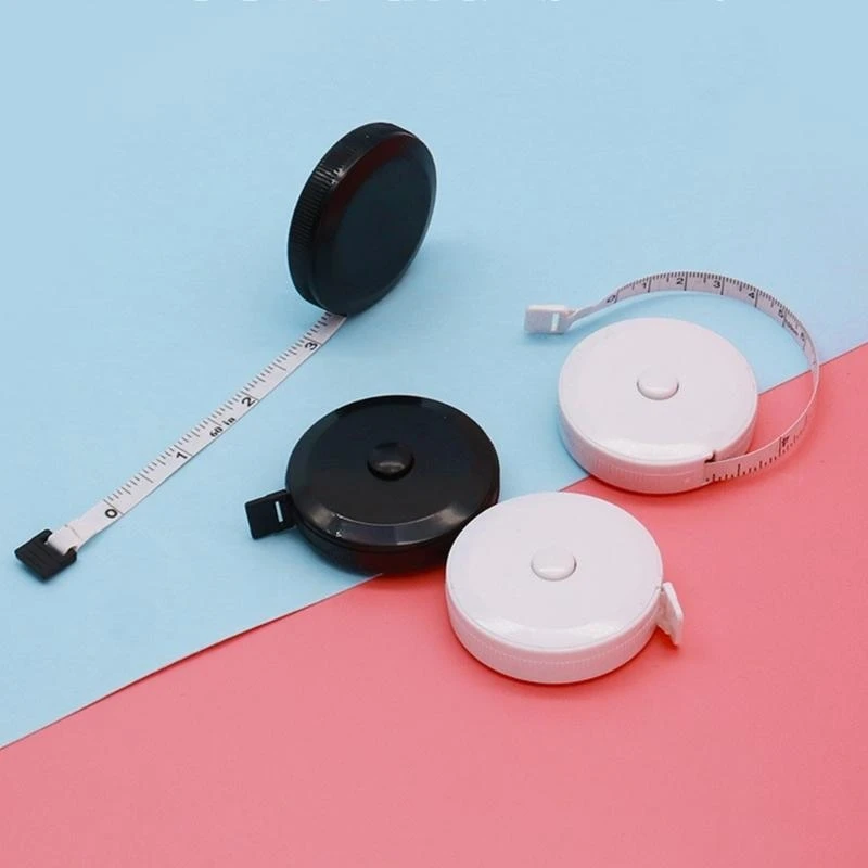 F92B Boby Tape Tape Soft Tape Measure Retractable Double Scale Tape Tailor Penguasa 150cm/60in Tape Meter Meteran Tape