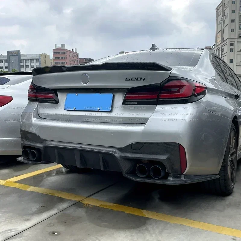 For BMW 5 Series G30 F90 M5 2018-2022 Spoiler ABS Material PRO Style Rear Trunk Lip Spoiler Wing Body Kit Accessories