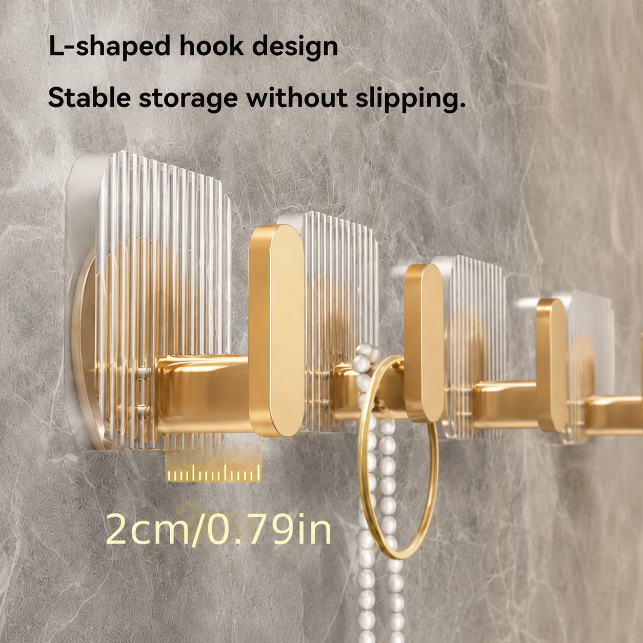 5pcs Non Punching L-shaped Hook Adhesive Hook Multi Scene Use Hanger Towel Hanger Hooks for Bathroom Hangers Shower Holder Hook