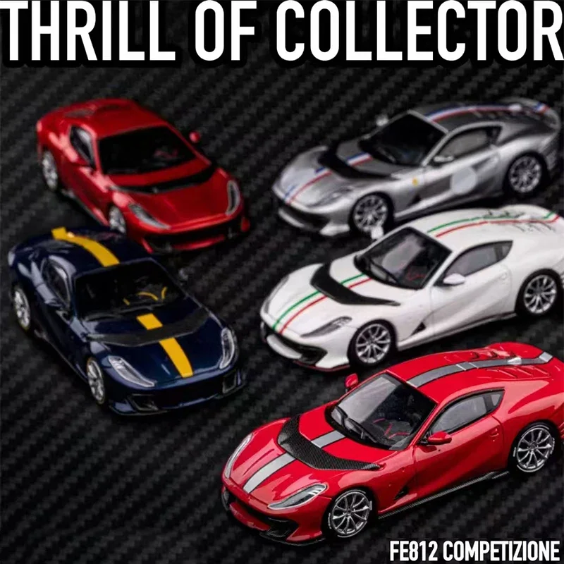 

**Pre Sale** TOC 1:64 812C Competizione V12 FUELME Subsidiary Diecast Diorama Car Model Collect Miniature Toys