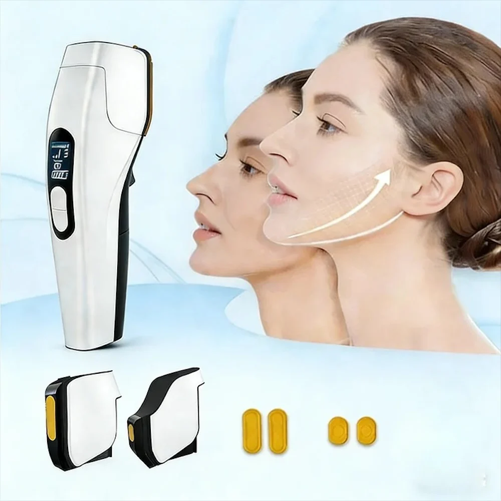 Handheld High Intensity Ultrasound Non-invasive Face Lifting Machine Anti-Aging Collagen Regeneration Massager