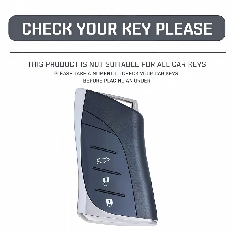 For Lexus NX200 LC GS RX300 ES IS LX RC UX260h LS500h LS500 LC500 LC500h Zinc Alloy Car Remote Key Case Cover Protector Shell
