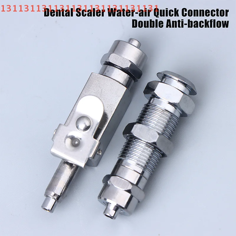 

Dental Air Water Quick Connector Anti-Retraction For Ultrasonic Scaler Stainless Steel Dentist Accessories