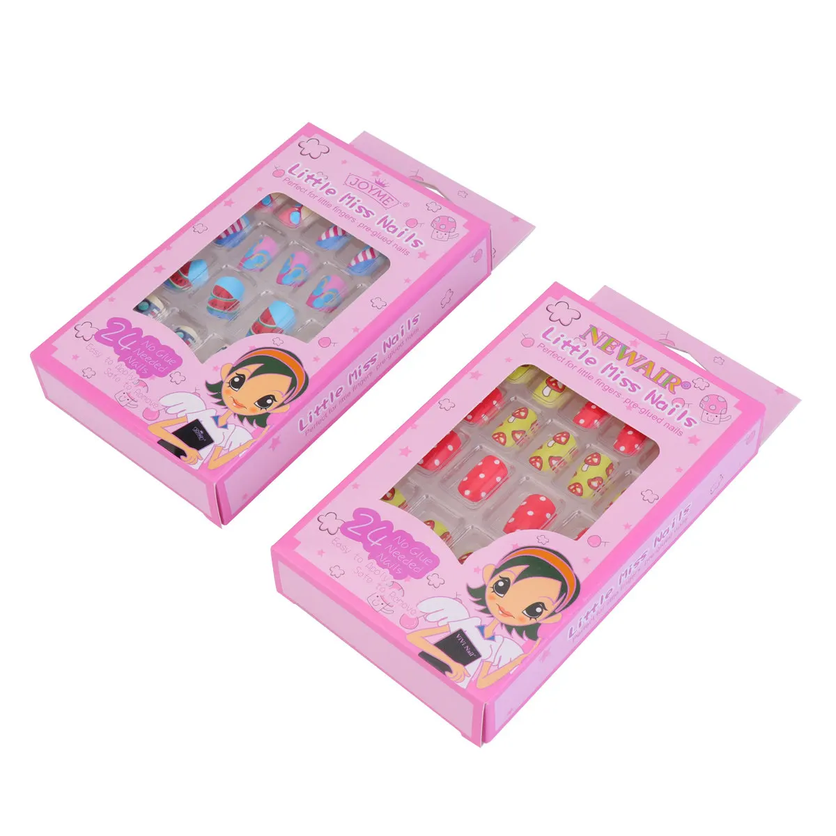 

2 Packs Nail Stickers Party Bag Fillers ' Decals Fake Decoration False Bulk