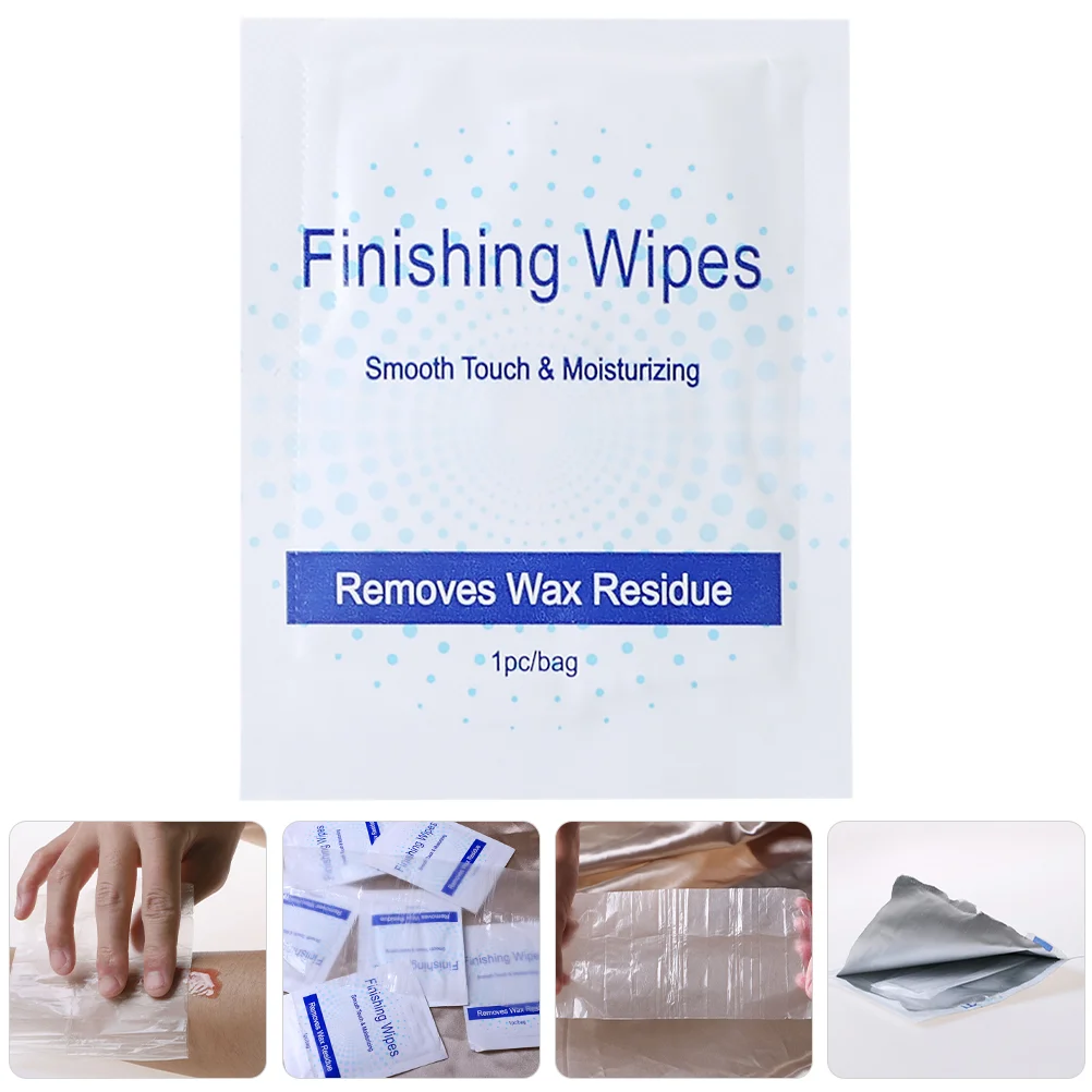 20 Pcs Cleaning Supplies Hair Removal Wax Oil Pack Women Depilation Waxing Wipes Wet Useful Finishing After For Body Miss