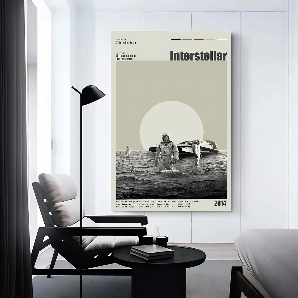 I-Interstellar الكلاسيكية الخيال العلمي فيلم نوعية جيدة يطبع والملصقات خمر غرفة بار مقهى ديكور ديكور المنزل #3