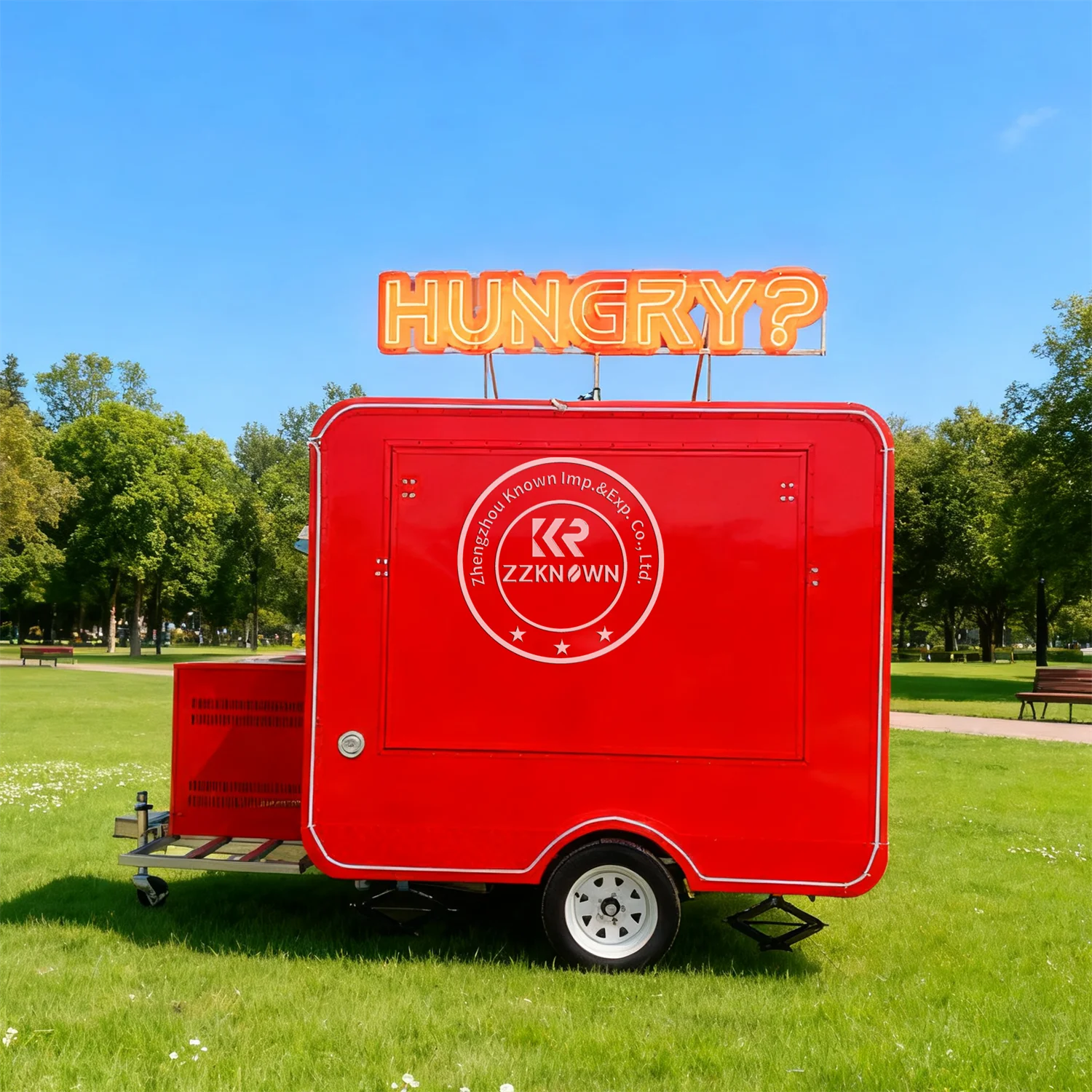 Mobile Food Trailers Fully Equipped High Quality Coffee Pizza BBQ Cart Street Ice Cream Catering Trailer Food Truck For Sale