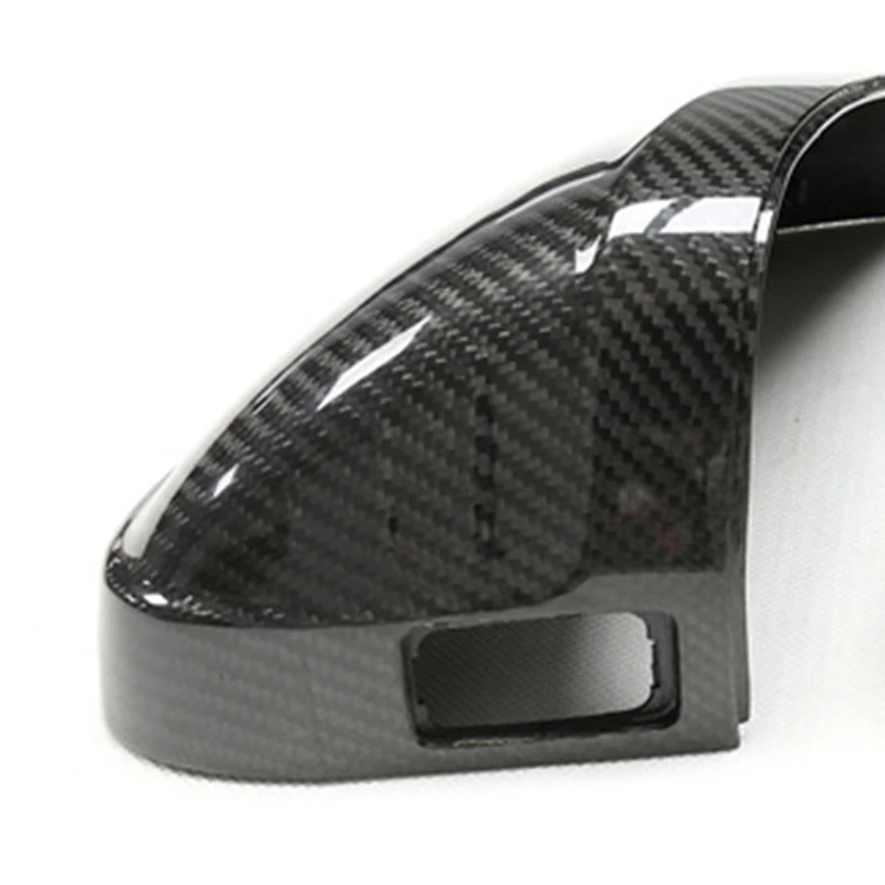 

Настоящая сухая крышка бокового зеркала автомобиля из углеродного волокна, замена крышки зеркала заднего вида, боковая крышка в стиле OEM для Audi A4 B9 S4 A5 S5 2017-IN