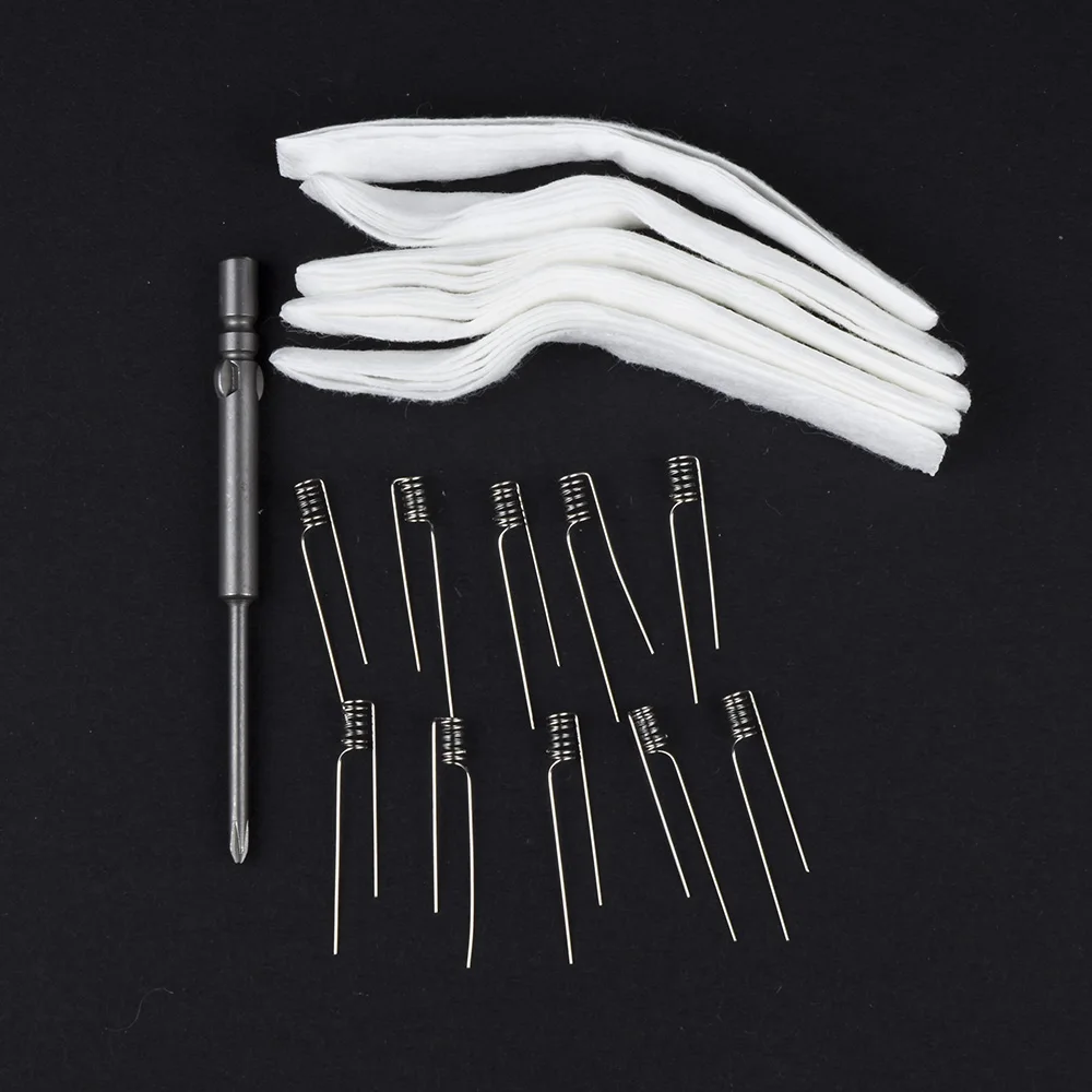 1Set DIY Rebuild Resistance Wire 1.2 /1.0ohm with 10 Wire 5 Cotton For Eplacement Prebuilt Coil Accessories
