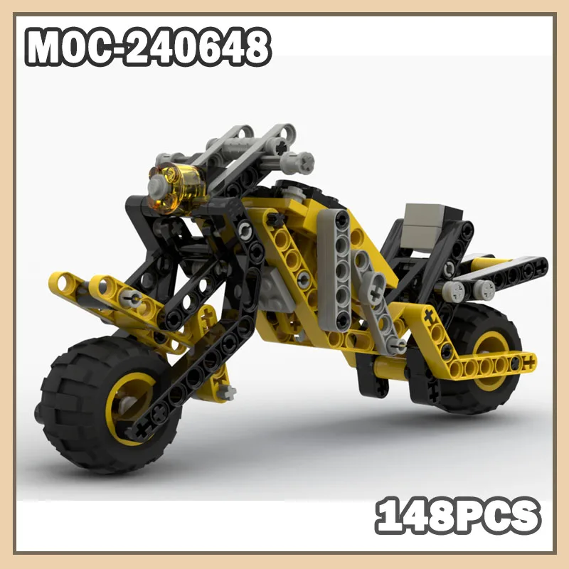 

MOC-240648 Строительные блоки Мотоцикл Гоночный автомобиль Модель Спорт Ретро Ночной круиз Серия Креативный подарок Креатив Головоломка Car148PCS