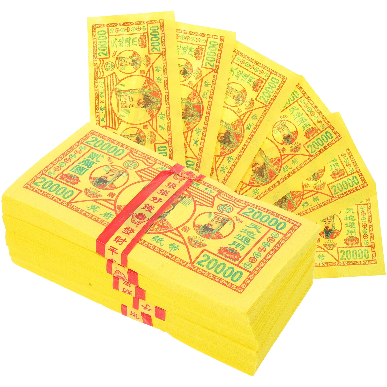 

NOLITOY 350 Sheets Ancestor Money Funeral Sacrifice Burn Offerings Ghost Banknotes Two Color