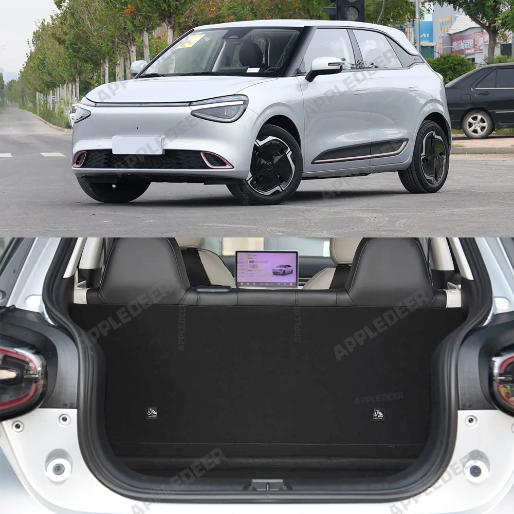 Car Floor Mats For Dongfeng Box Nammi 01 Innoson/IVM EX02 2024-2027 Car Trunk Mats Dirt-Proof Waterproof Scratch-Resistant