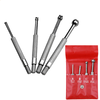 4pcs set SMALL HOLE GAUGE Telescoping Gauges SET FULL BALL TYPE GAUGE .125 - .5\