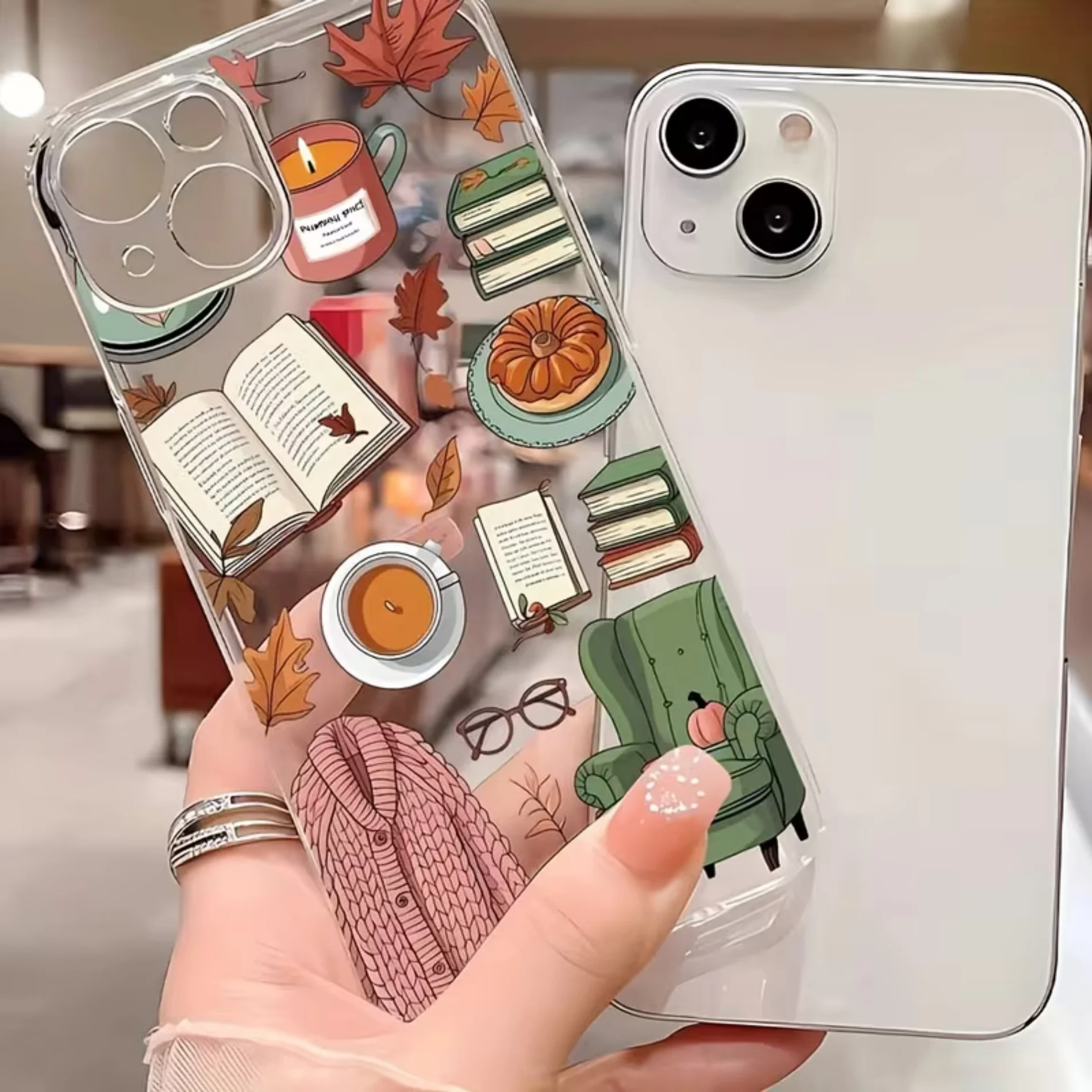 เคสใสลายผี ฟักทอง ค้างคาว ฮาโล - Phone Cases Iphone 13 บทวิจารณ์และราคา
