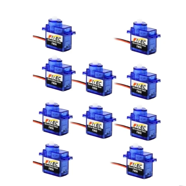 20PCS Fitec FM90 RC 9g Micro DC Motore Cambio Batteria Accessori Barca Elicottero Aereo Quadcopter Ricevitore Connettore Strumento Se