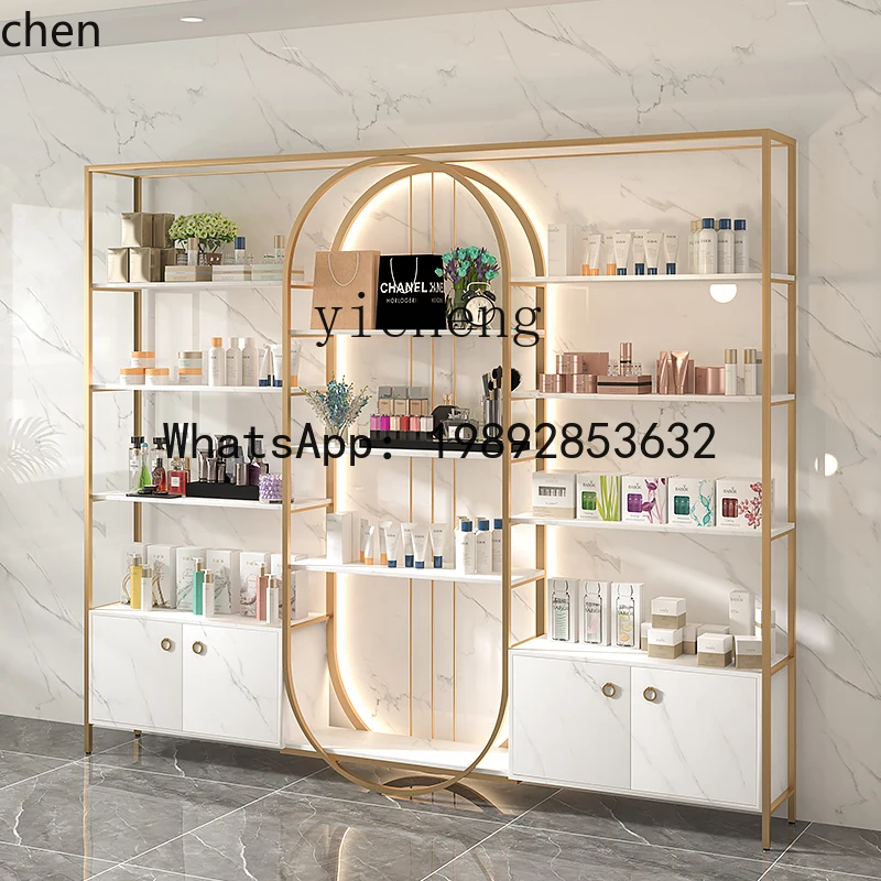 HT  Skin Care Cosmetics Display Rack  Product Display Cabinet Nail Art Storage Bag Rack Display Storage Rack