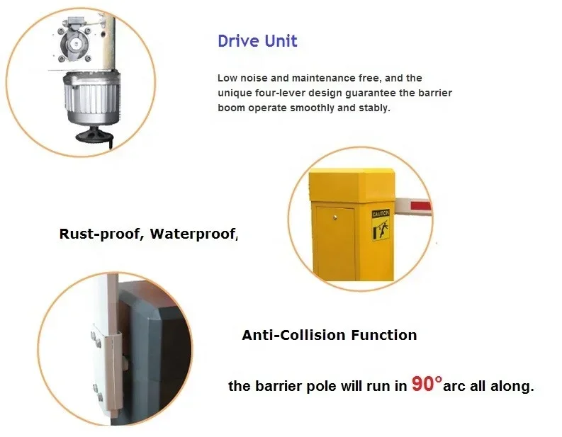 Tenet Automatic Boom Barrier ศูนย์เชิงพาณิชย์ การเข้าถึงชุมชน ประตูรั้วที่จอดรถ การควบคุมการเข้าถึงยานพาหนะ ประตูกั้นถนน