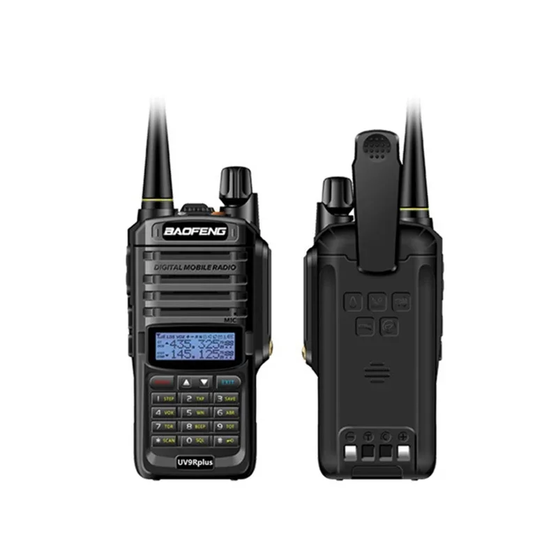 

2021 Factory Hot Waterproof IP67 5W UHF VHF 128 Channels 5KM Bofang 2way Radios UV9RPlus