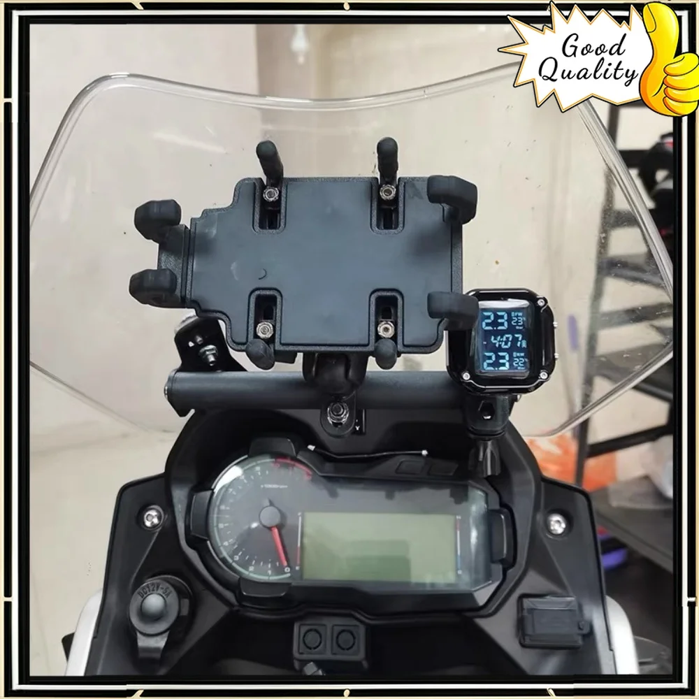 For KOVE 525X 500X 400x modified motorcycle navigation bracket mobile phone bracket multi-function camera expansion rod
