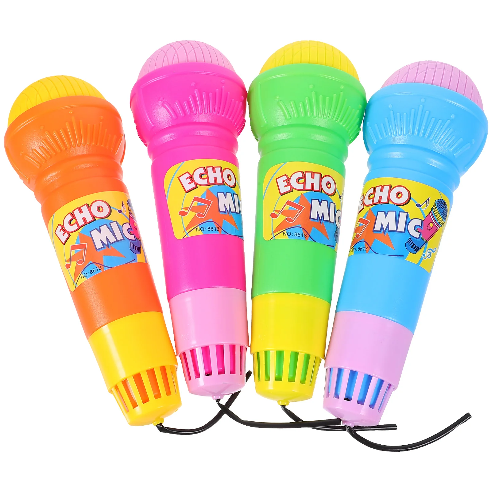 

4 Pcs Taste Great Holiday Gift Ideas Child Kids Toys Karaoke Microphone Plastic Party Echo