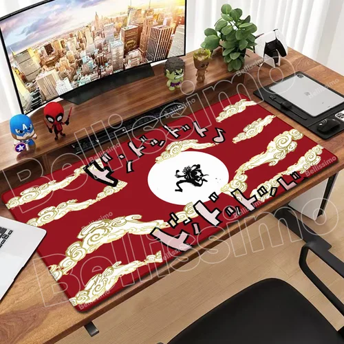 Alfombrilla de ratón para juegos Anime One Piece Gamer teclado alfombrilla de ratón velocidad XXL goma dibujos animados grande Motbook ordenador PC accesorio alfombrilla de ratón
