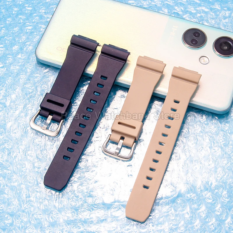 Per Casio G-Shock Octagon GM-S2100 cinturino da donna 16 mm kaki nero bianco ingegnerizzato con cinturino per orologio in resina ad alta resilienza