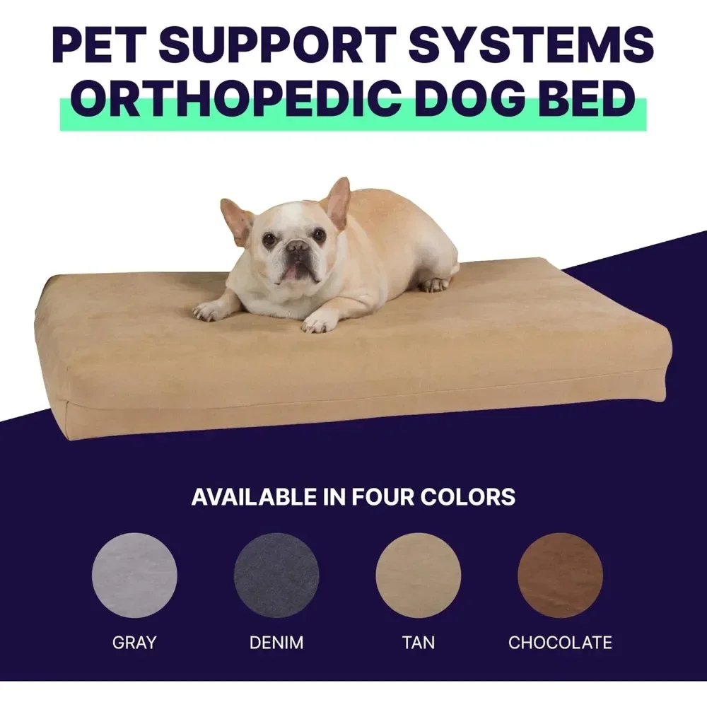 

Hot-sellingOrthopedic Dog Bed with Gel Memory Foam - Washable Pet Bed for Joint Pain Relief, Large Tan Support Mattress