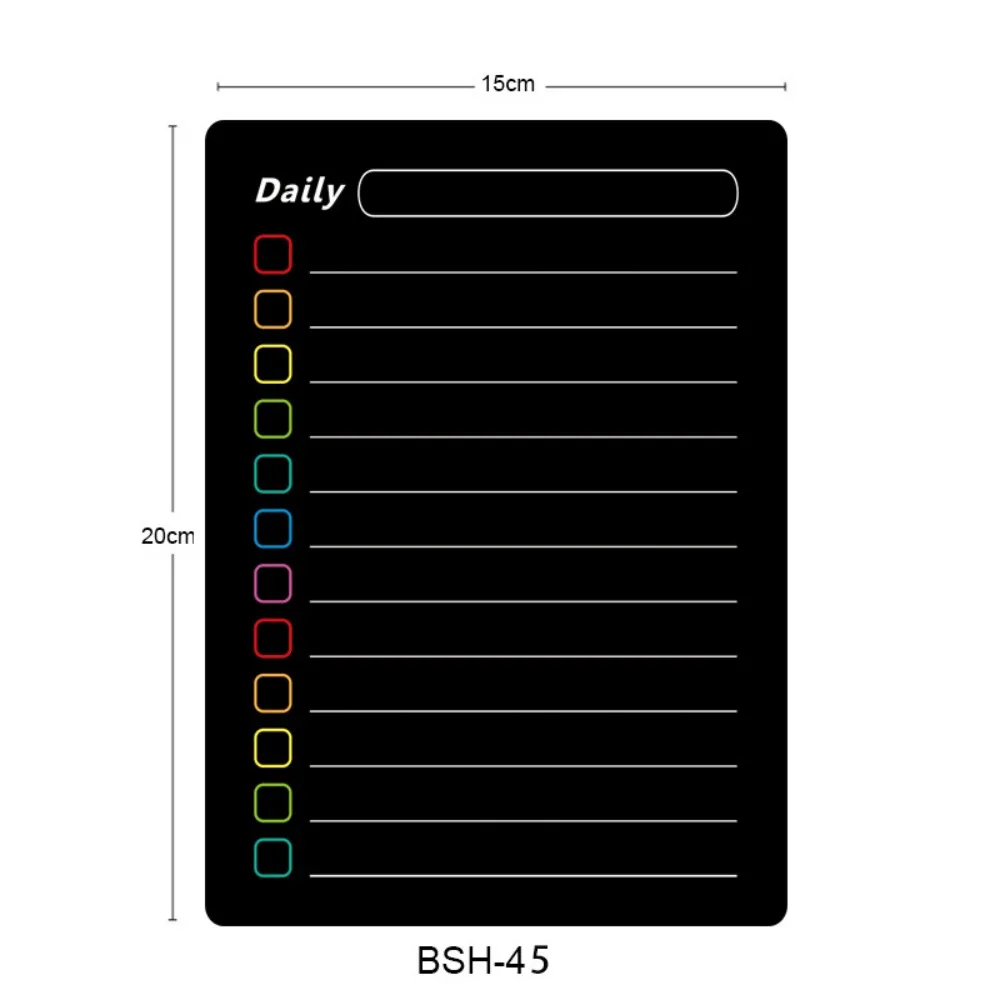 Dry Erase Surface Magnetic Fridge Planner Magnetic Easy Clean Monthly Calendar Board Reusable Non-Toxic Wall Calendar For Home