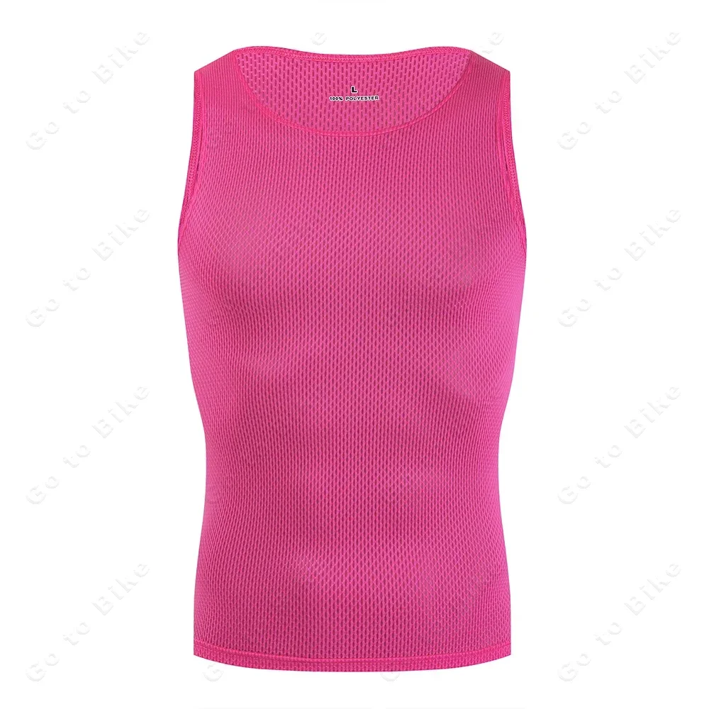 Camiseta interior colorida para ciclismo, ropa interior de secado rápido, Jersey sin mangas de alta elasticidad para bicicleta de montaña y carretera