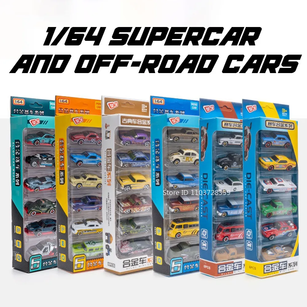 colecao-de-modelos-de-carros-vintage-em-escala-1-64-brinquedos-de-carros-esportivos-em-liga-metalica-veiculos-miniatura-off-road-ornamento-de-mesa